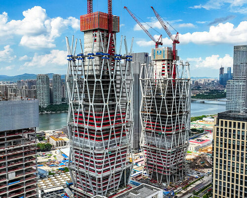 sany IROOTECH headquarters design by SOM is coming to life in guangzhou, china