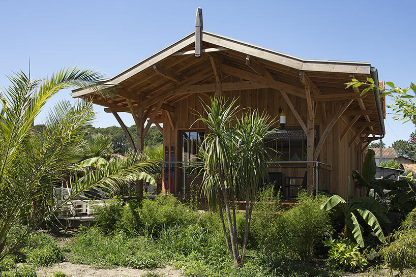 MARDI's MOT.16 beach home brings japanese inspiration to france