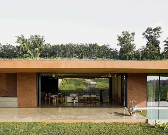 zarine jamshedji's 'alarine earth home' emerges from india's vast grasslands