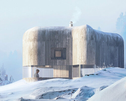 lasovsky johansson architects revives WWII bunkers as liveable spaces along czech border