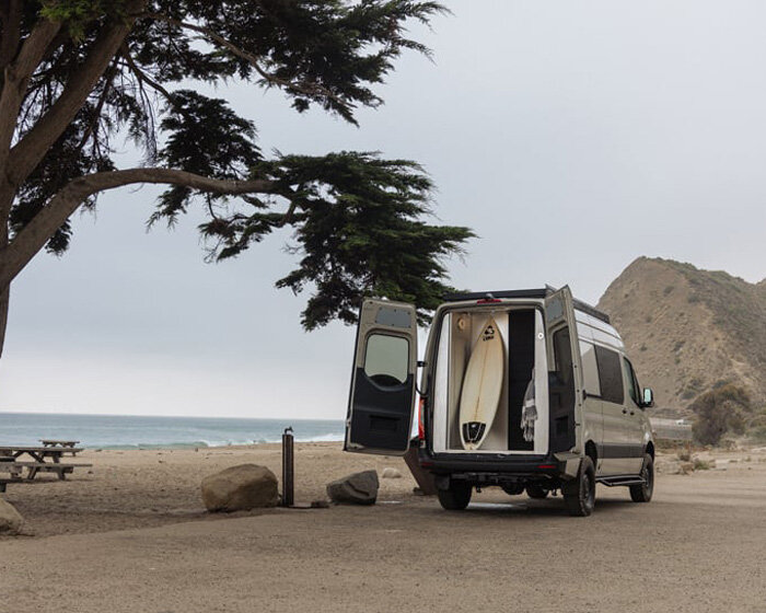 modular nook camper vans invite travelers to stargaze from the roof