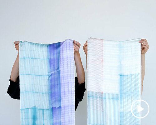 antonia gauss & eva benhamou develop a textile dyeing system using a pen plotter