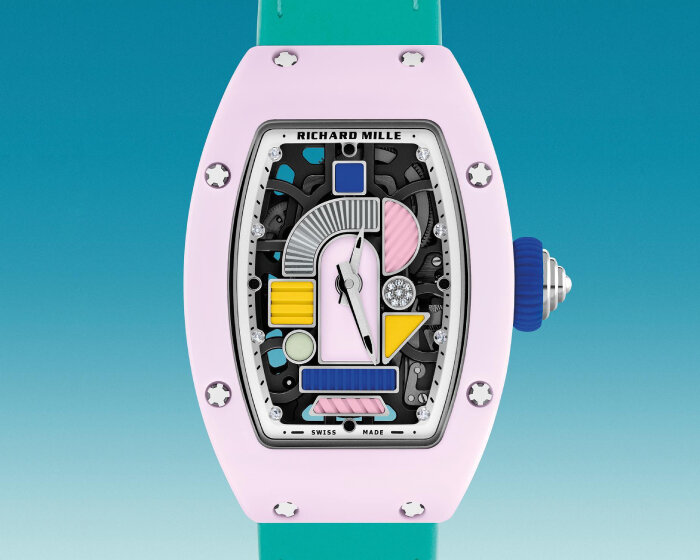 richard mille revives 1980s memphis aesthetics with geometric pastel ceramic watches