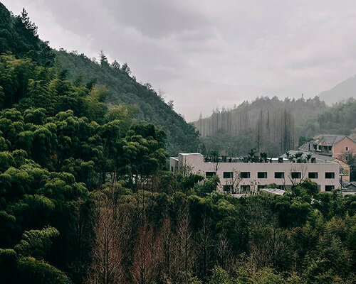 team_bldg renovates spring water factory into terraced co-space in hangzhou