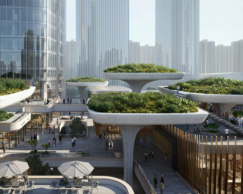 Aedas plans a new district in haikou sheltered by terraced landscapes