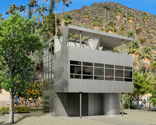 a prototype of the iconic, all-metal aluminaire house™ is landing at palm springs art museum