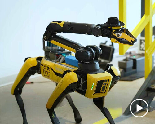 robot dog that talks in british accent and sounds like human? boston dynamics says, why not?