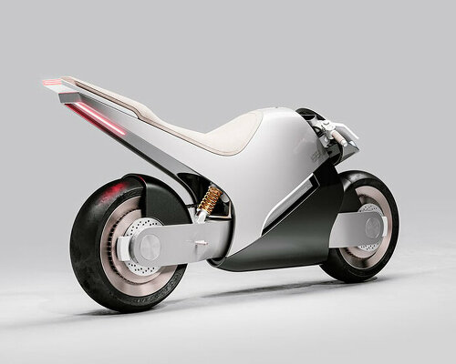 sleek simplicity meets vintage aesthetics in robert turner's electric motorcycle concept