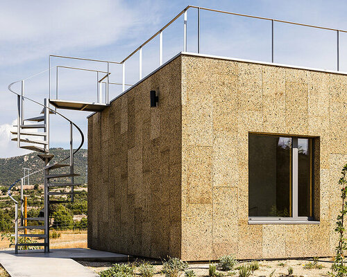 estudio albar envelops casa eñe with cork for net-zero living in madrid