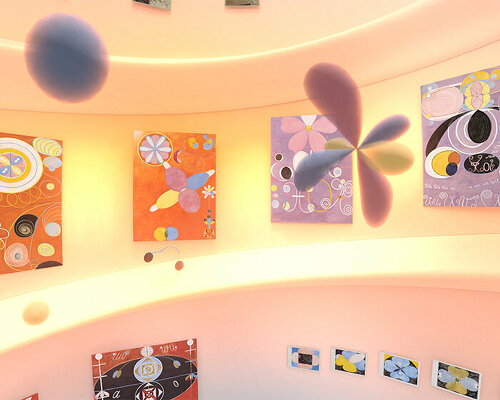 hilma af klint's paintings transformed into psychedelic VR show at fotografiska new york