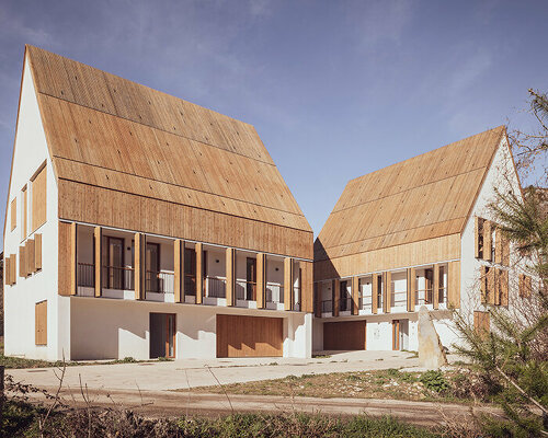 a modern take on traditional caserío farmhouses in the pristine garralda landscape