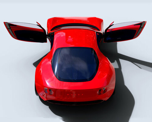 mazda’s electric sports car ICONIC SP can produce electricity for outdoor use like generator