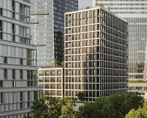 moreau kusunoki completes 'le berlier,' a charred-timber tower in paris