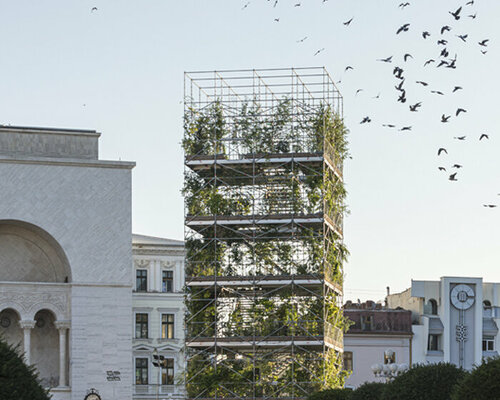 1,306 plants engulf MAIO architects' public nursery pavilion in timisoara, romania