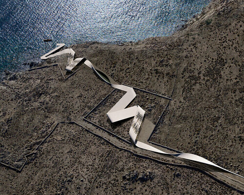 gnb architects' latest villa unfolds like a ribbon toward the aegean sea in mykonos