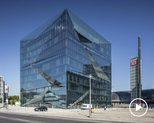 3XN-designed cube berlin reflects saflex™ PVB advanced glass laminate