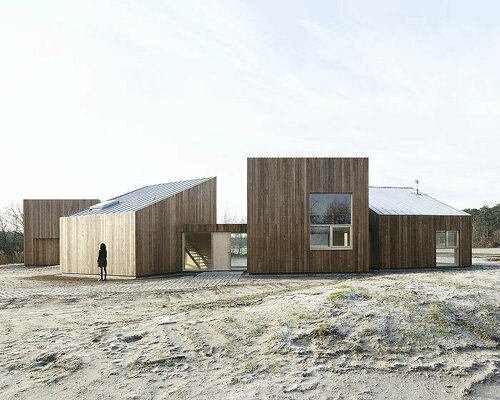 studio to po ma scatters clustered 'tidal house' across netherlands' texel island