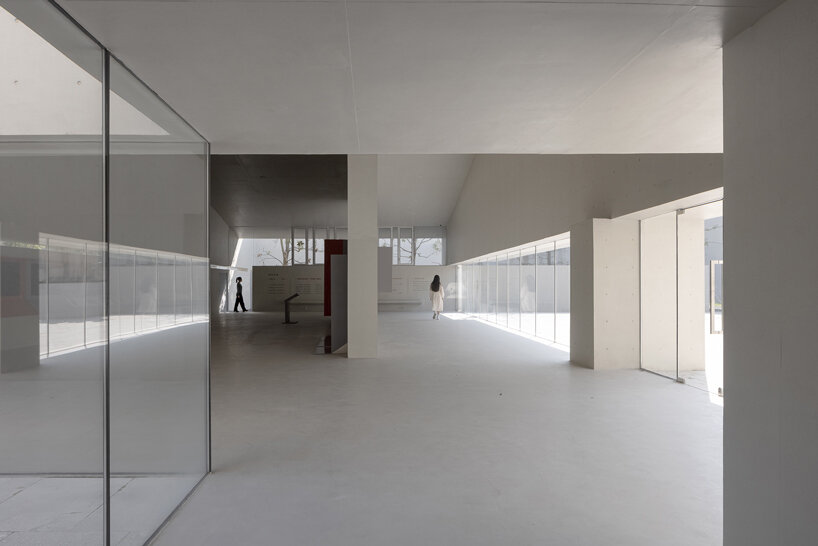atelier deshaus encloses taoyiqiu memorial hall in china with ...