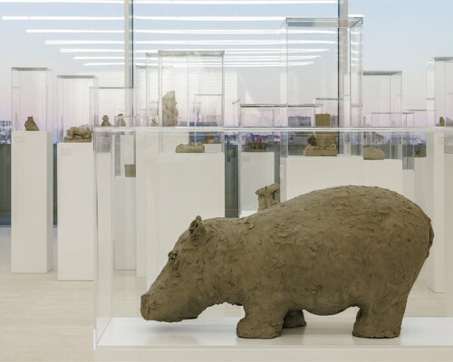 157 raw clay sculptures by fischli/weiss unveiled at fondazione prada's atlas exhibition