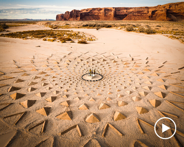 first look: owen brown's music video unveils one of the biggest land art pieces in arizona