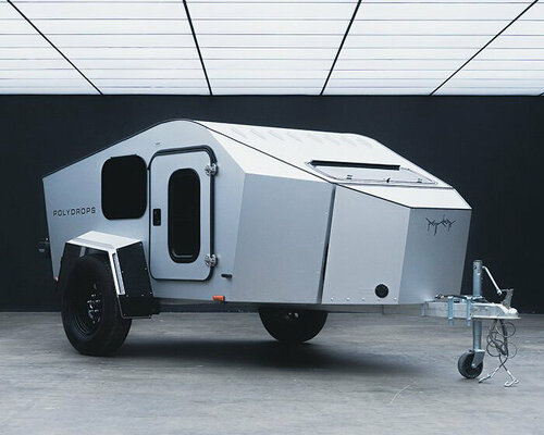 polydrops' zero-emission xp19 trailer integrates energy harvesting systems for off-grid travel