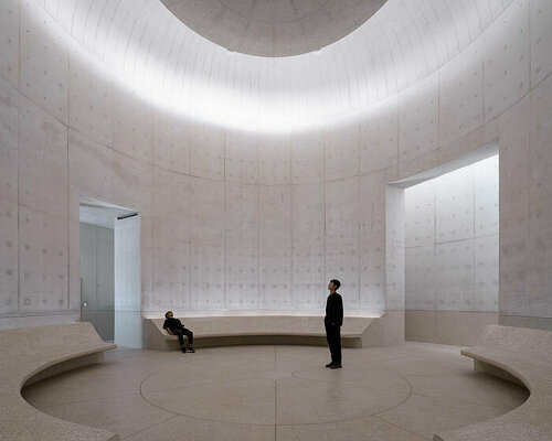 vector architects sculpts 'chapel of music' as minimalistic music box in hebei