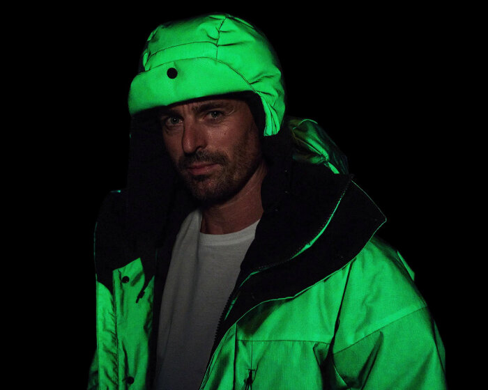 vollebak adds insulated hat that stores sunlight & glows in the dark to its solar charged range