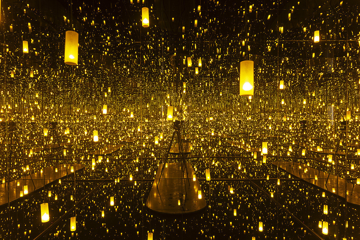 explore the lush yayoi kusama gallery at brazil's instituto inhotim