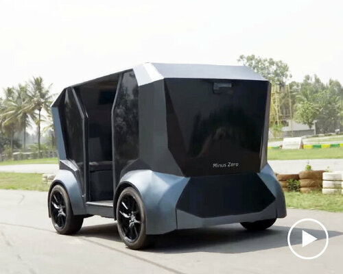 autonomous vehicle zPod drives itself using technology inspired by human brain