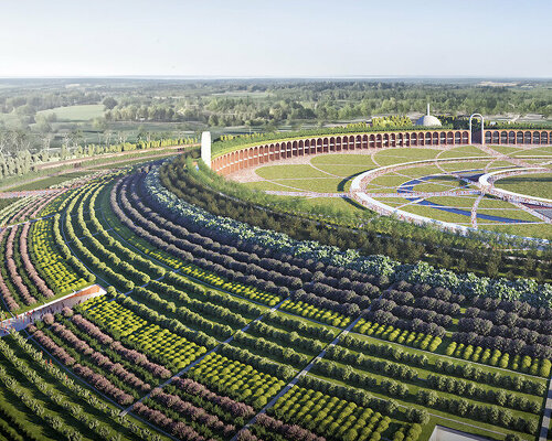 stefano boeri encircles new prayer and meditation center in nepal with giant lush gardens