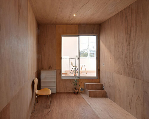 hiroshi kinoshita weaves all-season comfort into snug 'house with indoor garden' in japan