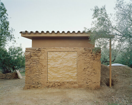 amid a spanish olive grove, TEST builds a human shelter using lime, water, and earth