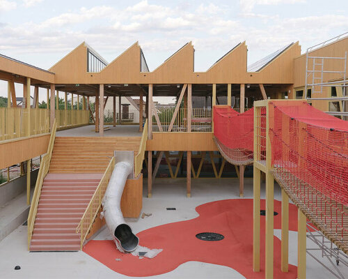 nordic influences shape up r2k architecte's low-carbon school design in france