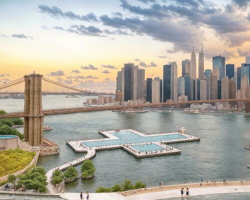 new york city's self-filtering +POOL to float in the east river this summer