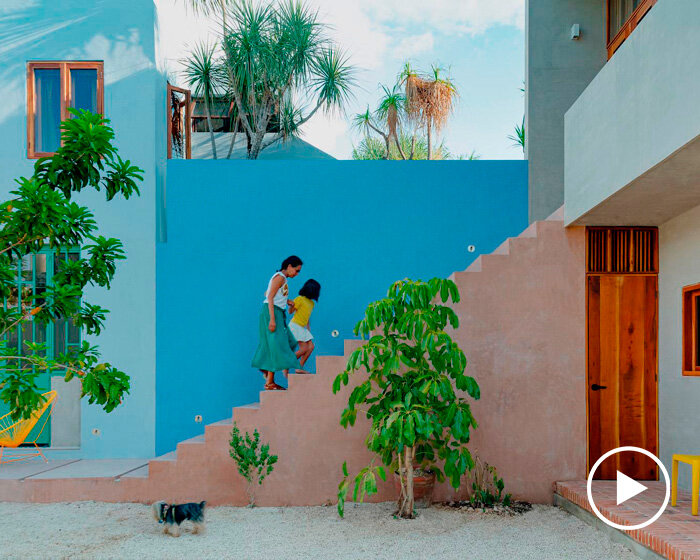 clay bricks clad vibrant 1980s home in mexico revived by fmt estudio