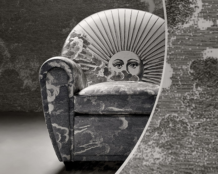 fornasetti + poltrona frau craft dreamlike armchair for milan design week