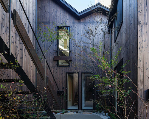 staggered volumes in love architecture's tokyo residential complex ensure privacy & ample light