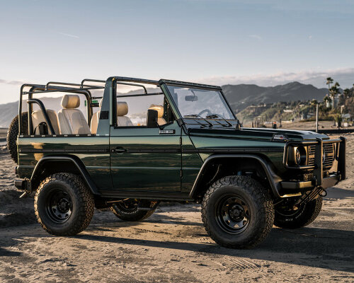 1991 mercedes-benz G-class gets restored into a windowless, all-terrain truck