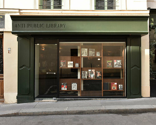 punk, design, and fetish converge within didier faustino-designed anti public library in paris