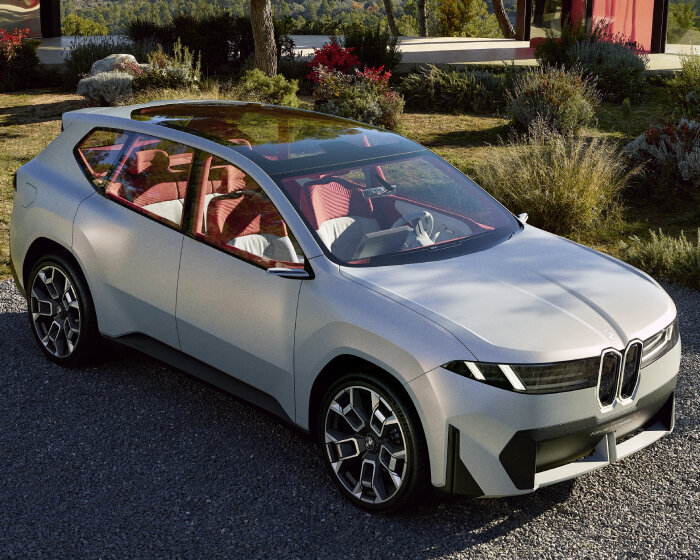 BMW unveils new vision neue klasse X with 3D sculpture, recycled textiles and ‘superbrains’