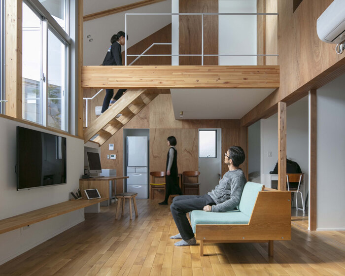 house H: minimalist box encloses complex interiors by shinsuke fujii architects