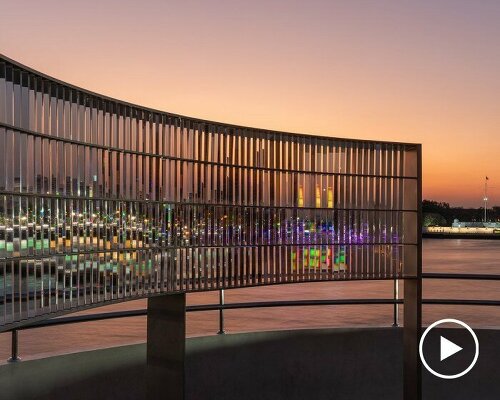 takanao todo's glass prism pavilion refracts new perspectives across bangkok riverfront