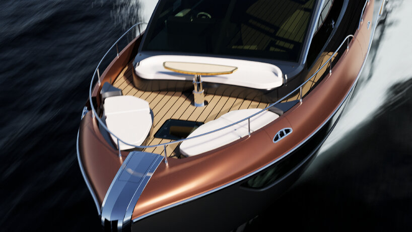 lexus expands LY680 yacht's swimming platform and flybridge to fit