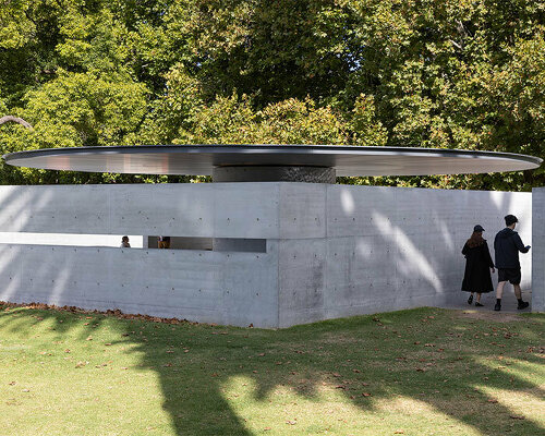 explore tadao ando's MPavilion 10 in melbourne through the lens of danica o. kus