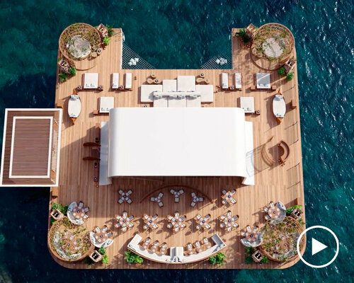 oceaya floating transformable entertainment venue redefines overwater event experiences