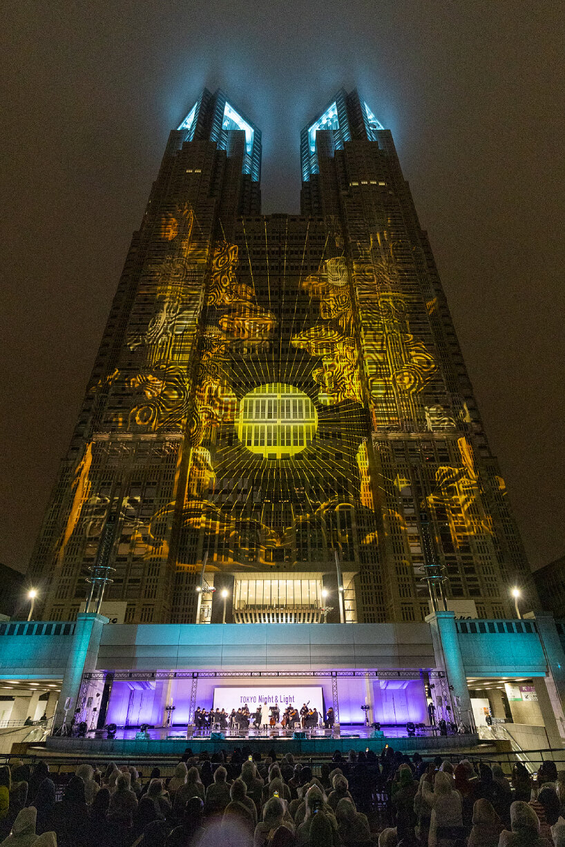 world's largest projection mapping display by panasonic lights up