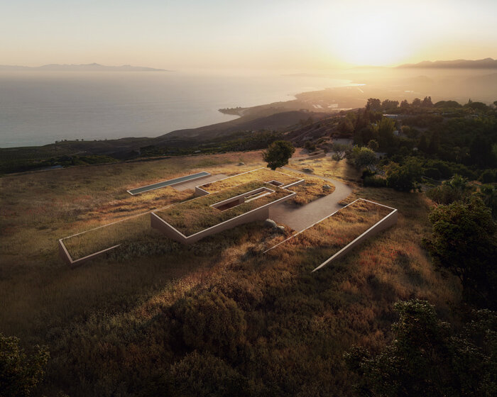 ANACAPA's grassy 'rincon house' is embedded into california's coastline