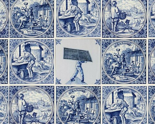 the switch's handcrafted tiles pay homage to dutch technicians shaping a sustainable future 