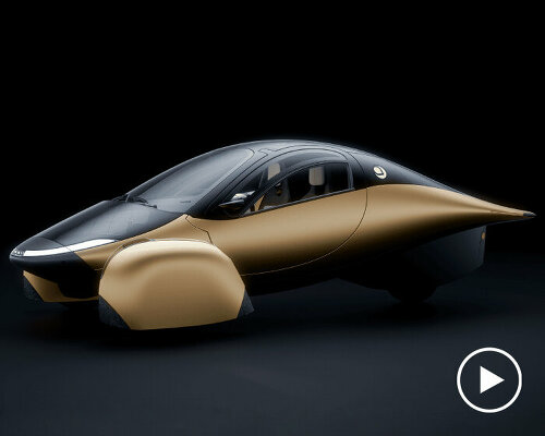 aptera to deliver three-wheeled solar power cars with gold exterior and cooling cabin in UAE