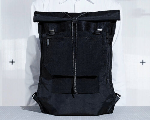 circular and recyclable FREITAG backpack is only made of one material, from fabric to straps